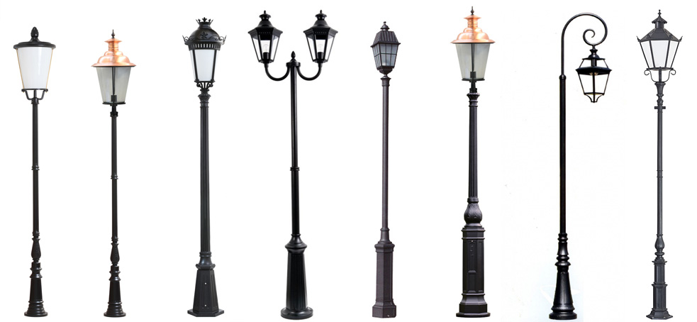 Straßenlaternen 60 Stück ca 6 cm Parkleuten Straßenlampen 