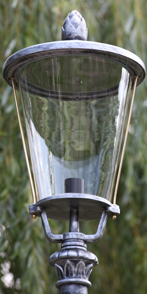 Parkleuchte mit runder Laterne Arystoteles 43 - Terra Lumi