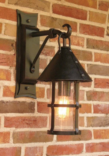 Medieval Wrought Iron Outdoor Sconce Wl 3497 3495 Terra Lumi