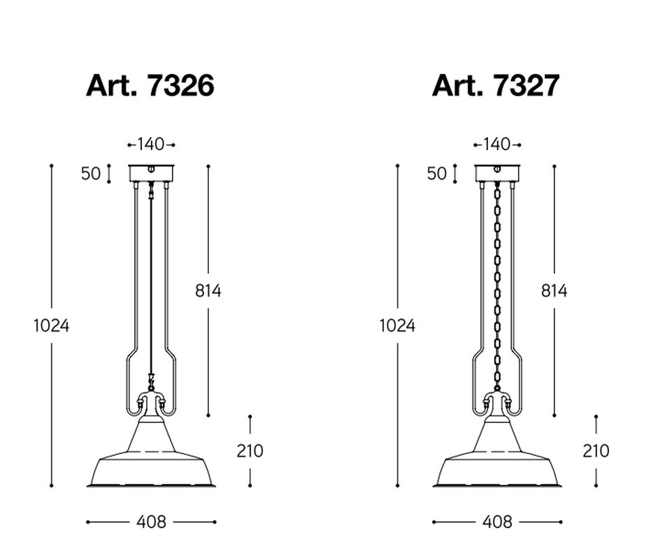 Kolonialstil-Pendelleuchte Fonderia 7326 - Terra Lumi