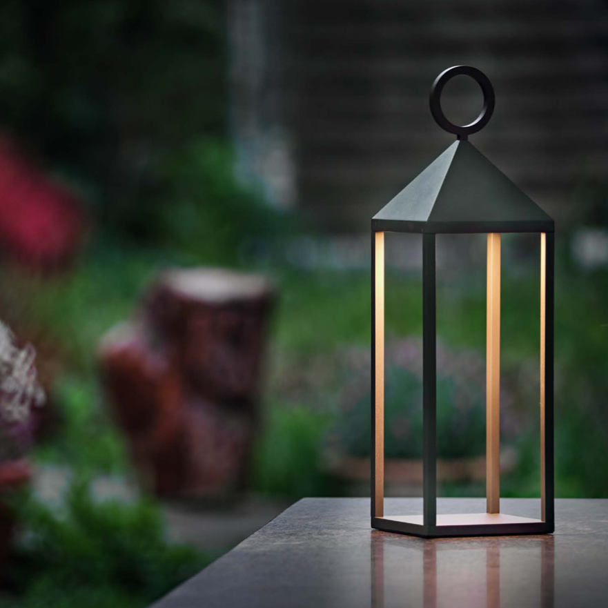 Mobile Kabellose Gartenleuchte Mit Akku Und Led Terra Lumi 