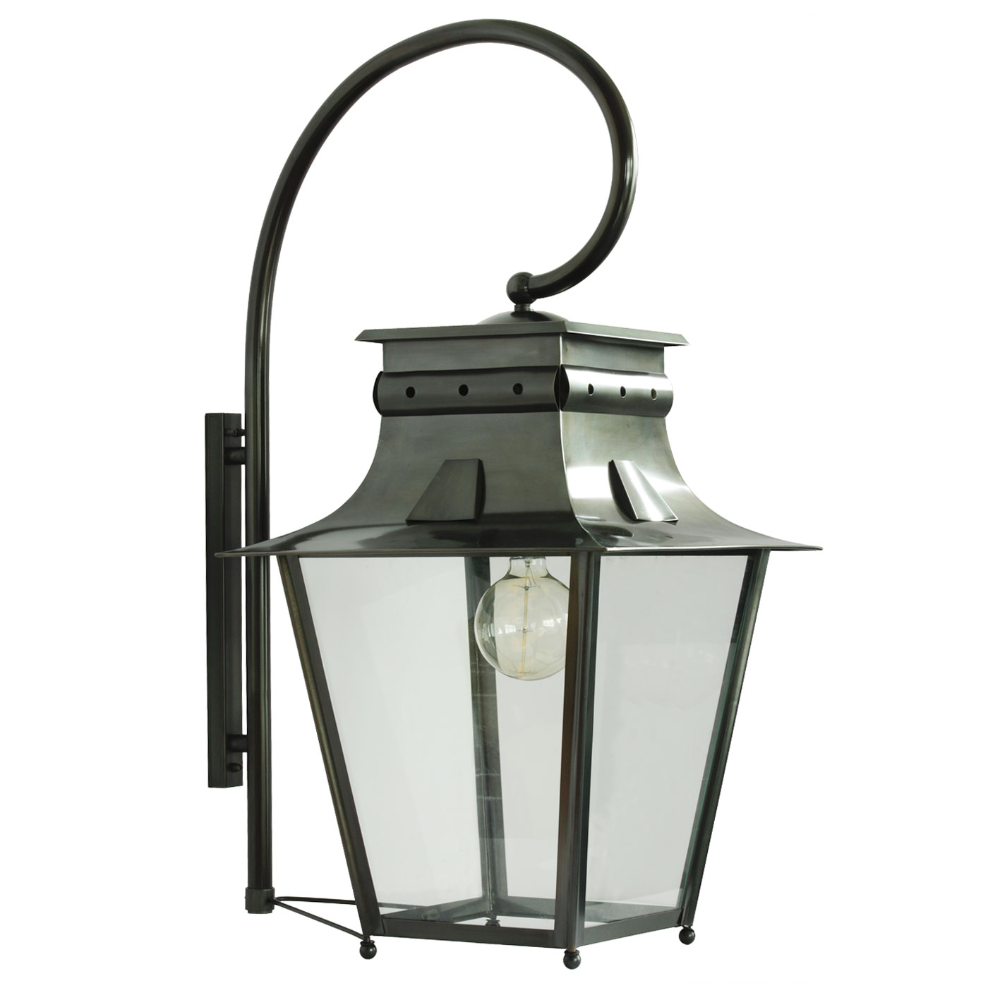Large Historical Outdoor Wall Light, Simple Outdoor Light Fixtures