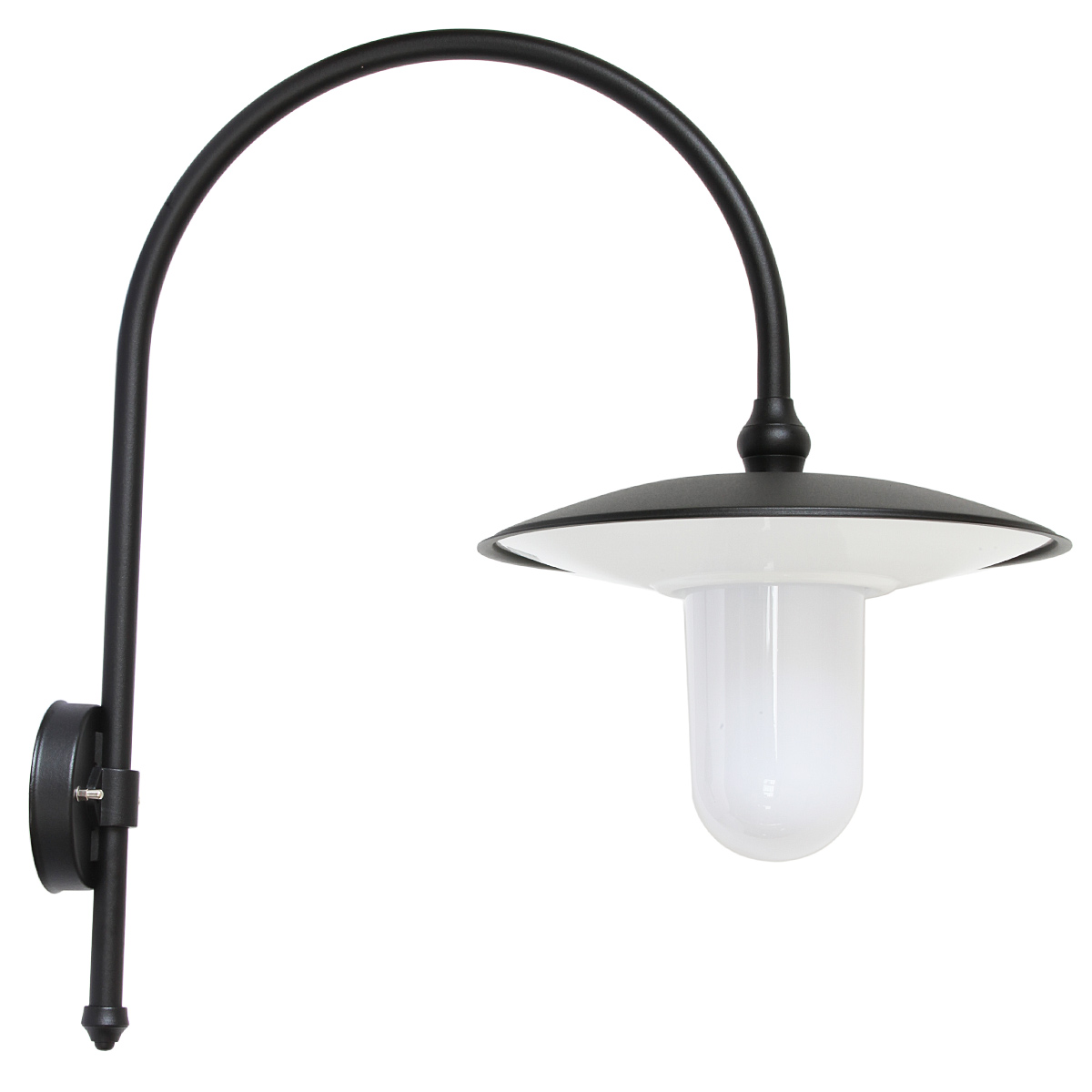 Grosse Italienische Wandlampe Fur Aussen Mit Bogenarm Terra Lumi