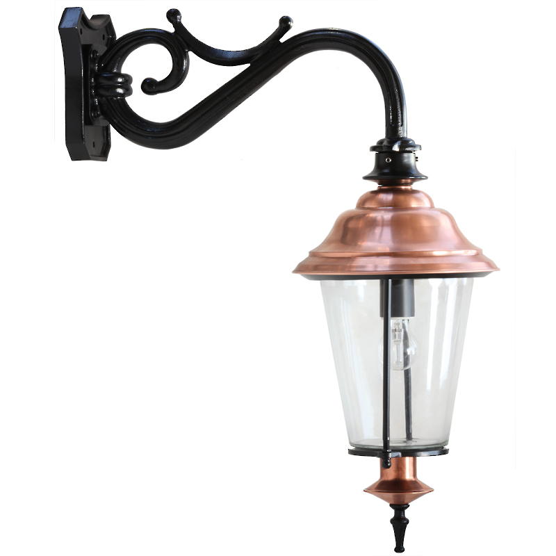 Wandleuchte für Außen 415.41 mit Kupfer-Laterne - Terra Lumi