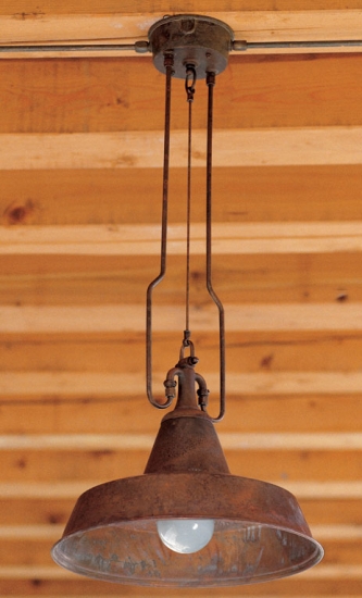 Kolonialstil-Pendelleuchte Fonderia 7326 - Terra Lumi