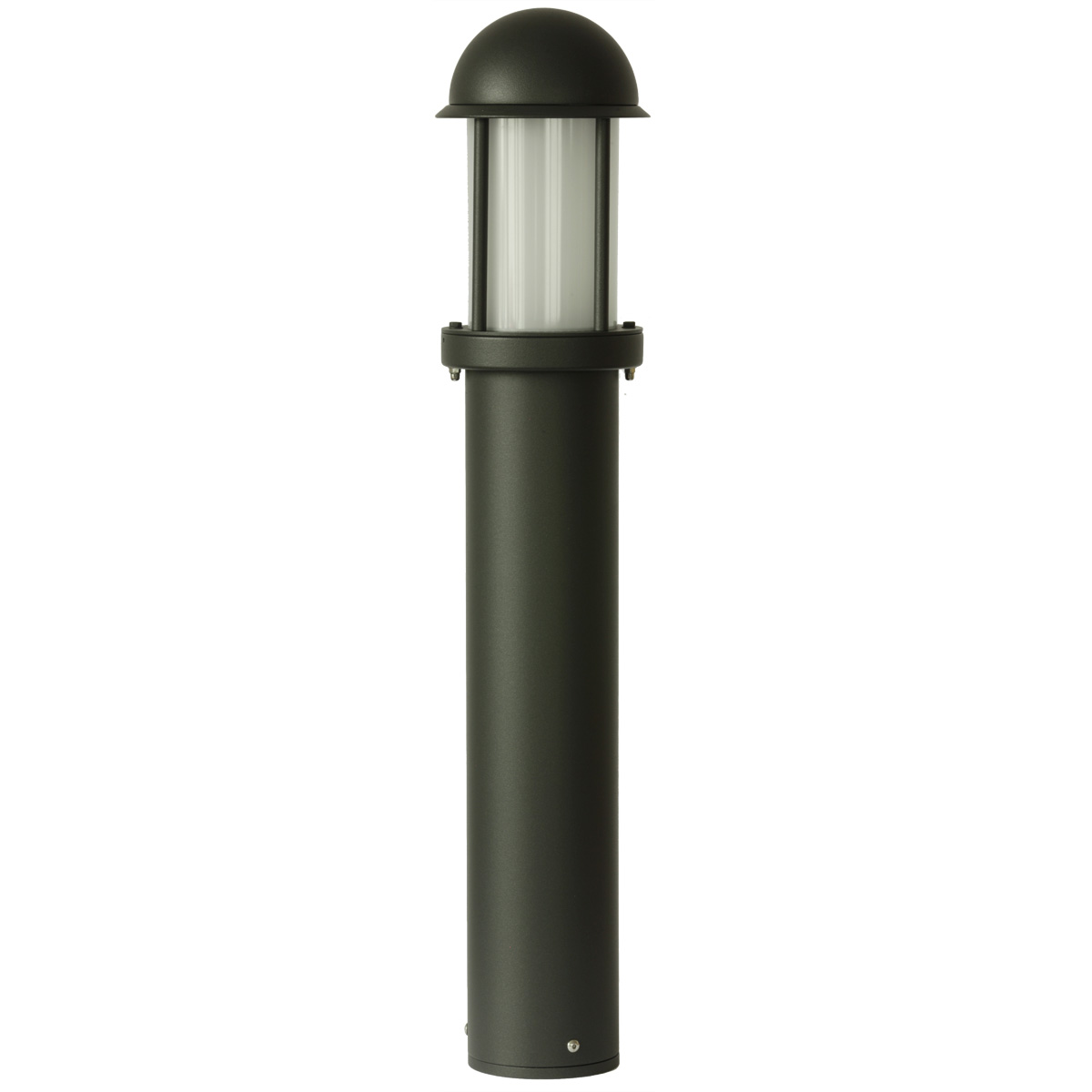 1 x Watt/Garden Lighting/Lights/Lamps QAZQA Modern Modern Rectangle Outdoor Pole/Bollard/Post Pole 100cm Black with Glass Rotterdam Aluminium/Oblong E27 Max 