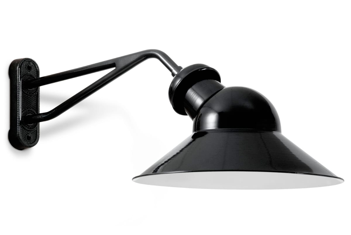 Industrial Design Wall Light Regensburg For Sign Illumination Terra Lumi