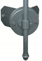 Schwanenhals-Wandlampe für außen, nach vorne gerichtet - Terra Lumi