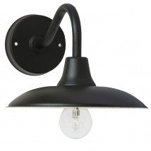 Schwanenhals-Wandlampe für außen ohne Glas - Terra Lumi