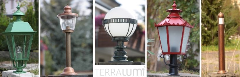 Schöne Außenbeleuchtung im Garten