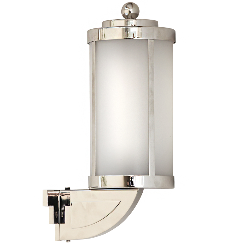 Außenbeleuchtung aus Chrom und Messing