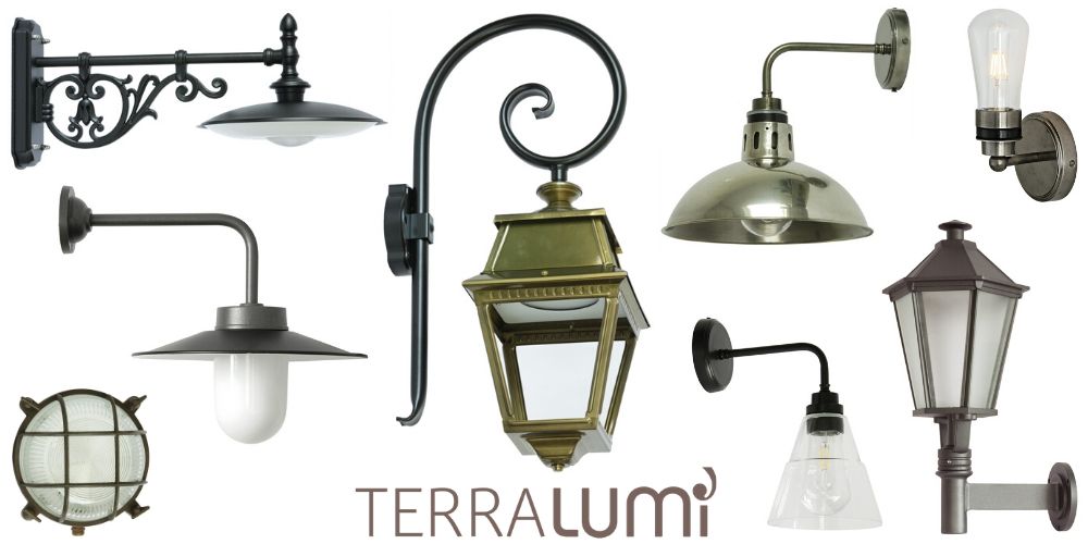 Klassische LED-Außenwandleuchten