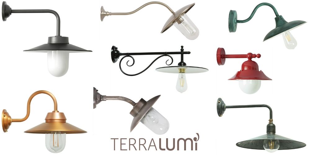 Landhaus-Wandleuchten für außen auf Terra Lumi
