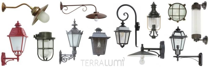 Hausbeleuchtung außen Outdoor Vintage Design Wandlampen Hängelampen für draußen 