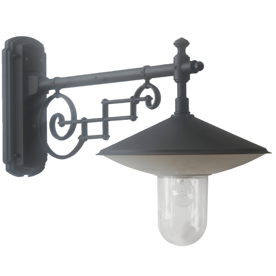 Large Historic Courtyard Wall Light