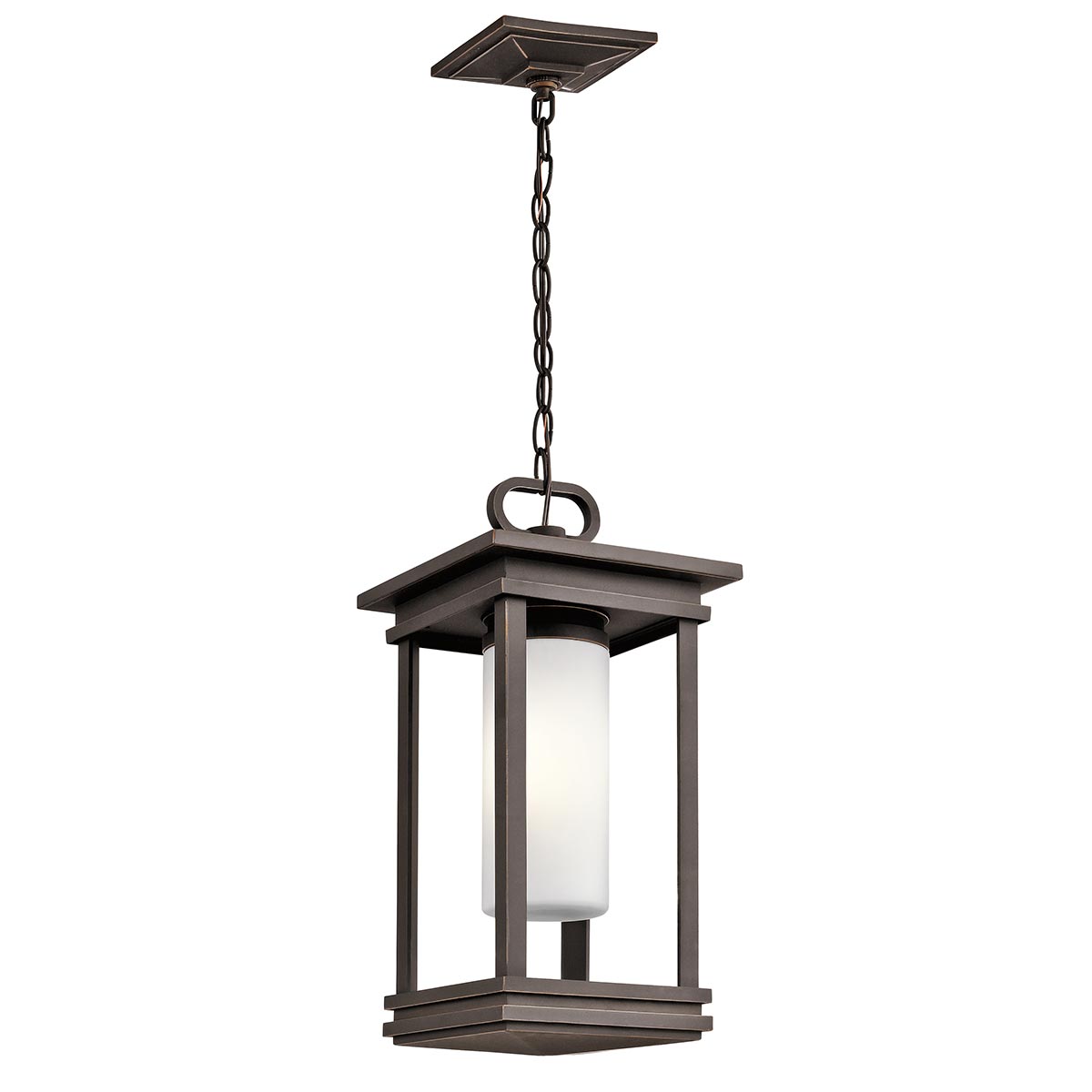 Small Hanging Lantern in Antique Bronze