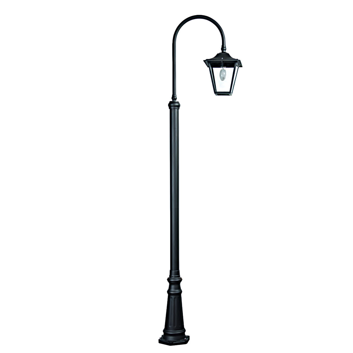 Lamp Post with Curved Arm