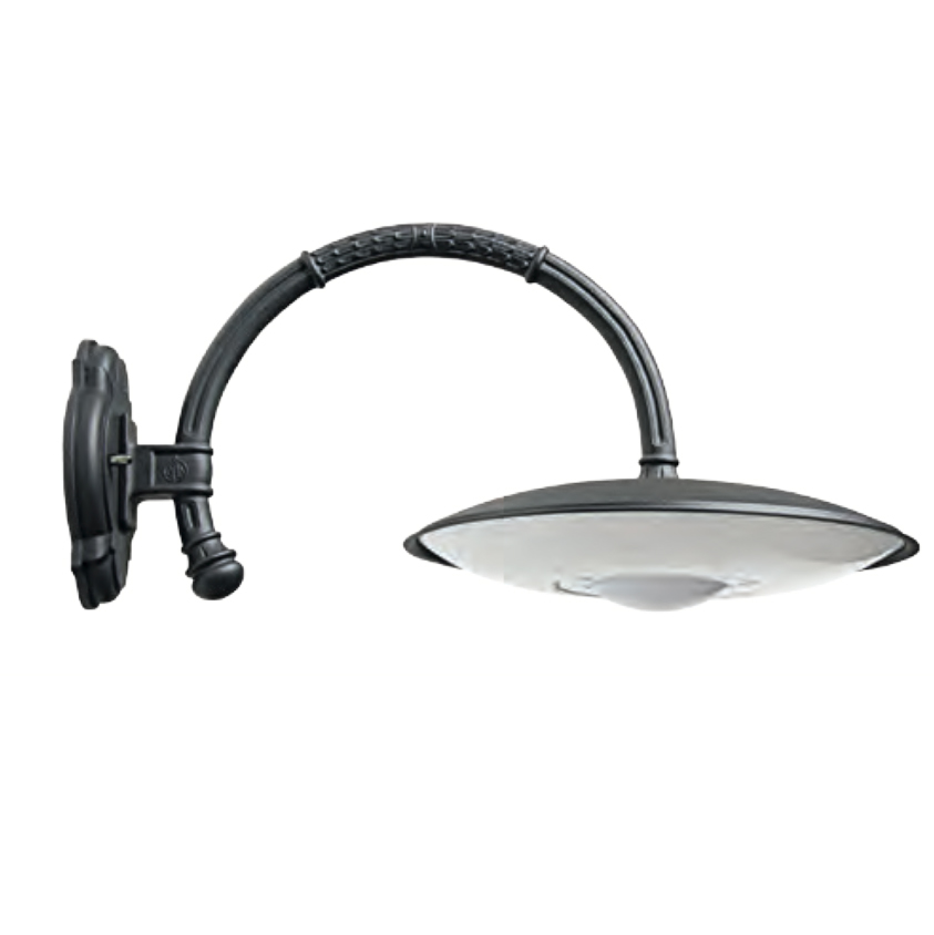 LED Exterior Wall Light with IP 65 and Bow Arm