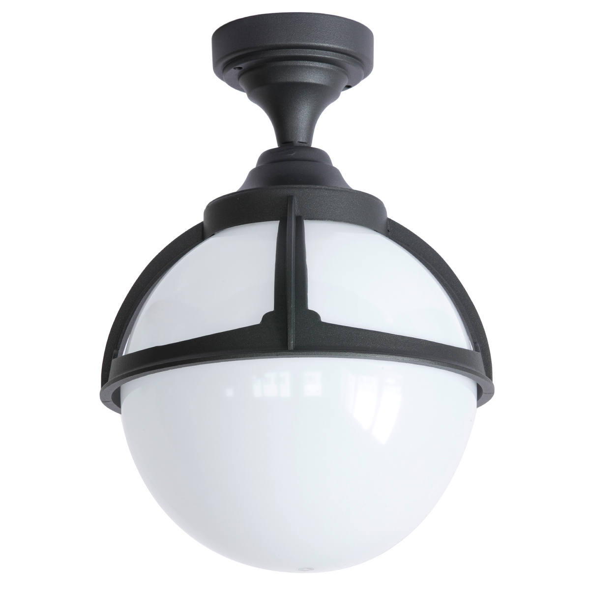 Deckenlampe für außen mit PMMA-Glaskugel Deckenlampe für außen mit PMMA-Glaskugel