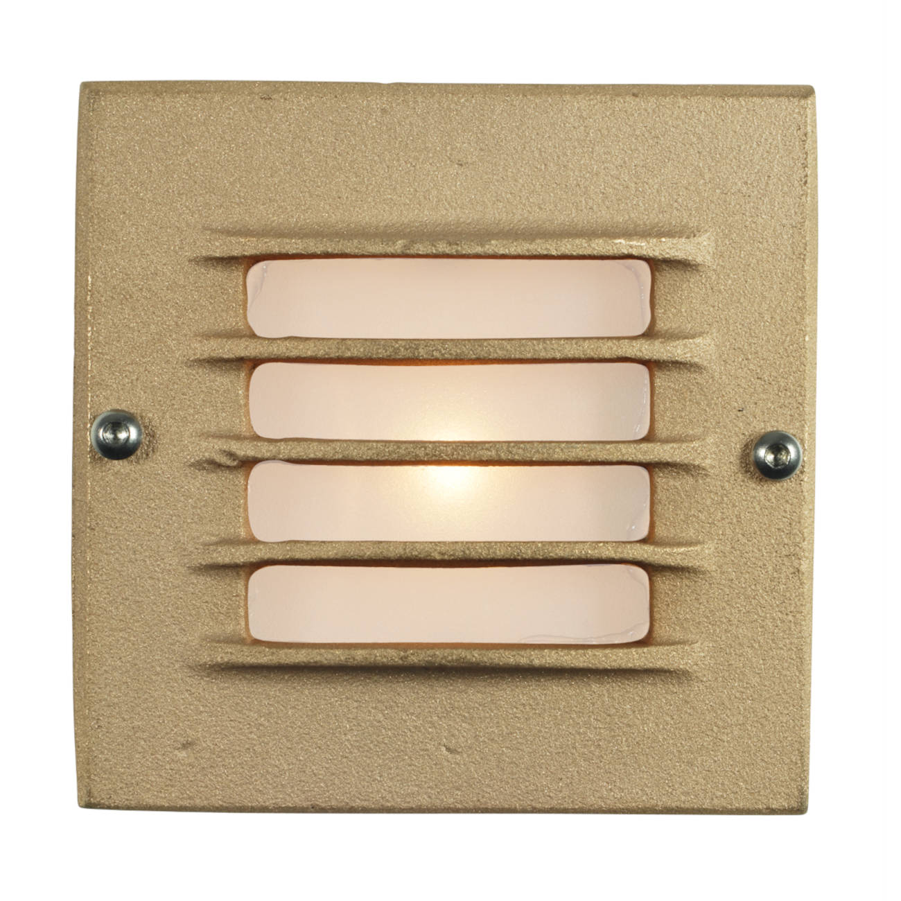 Low Voltage Recessed Step Light in Aluminium or Bronze 7601