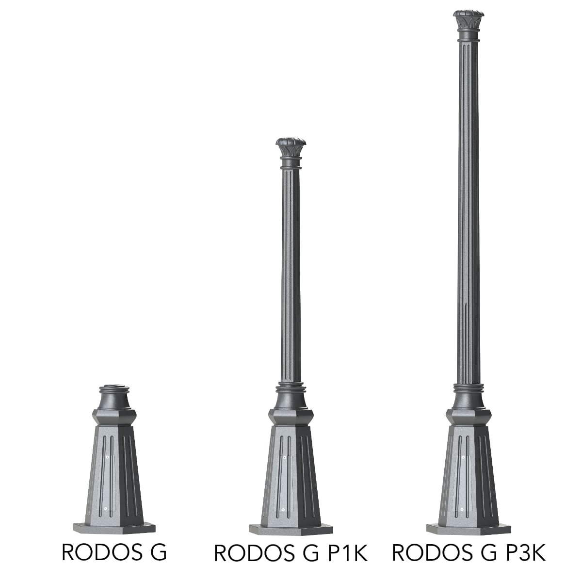 Historischer Mast RODOS G mit Masttür 57,5 / 160 / 210 cm