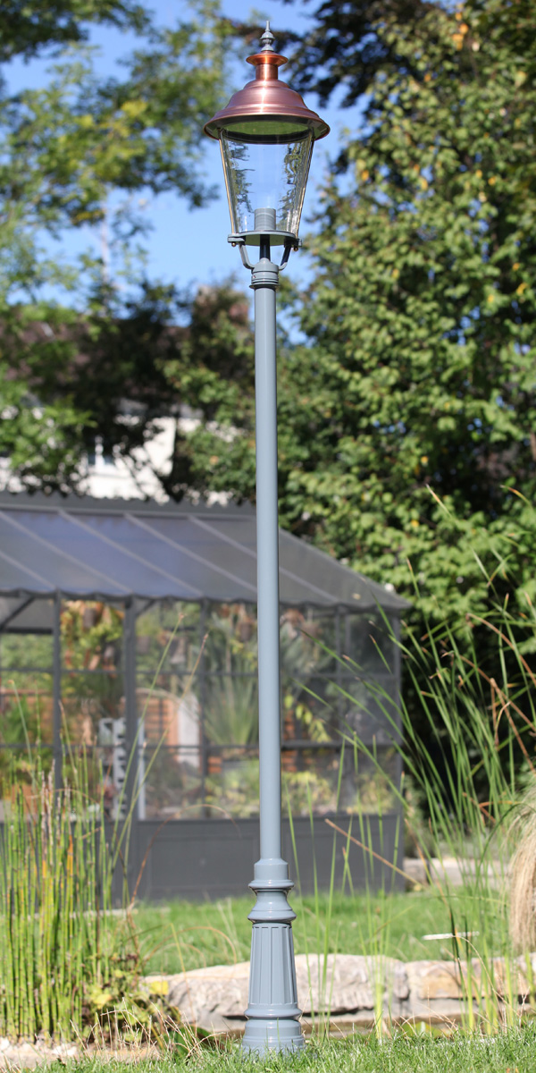 Lower Rhine Style Copper Post Light Rodos L/XL.41 Lower Rhine Style Copper Post Light Rodos L/XL.41