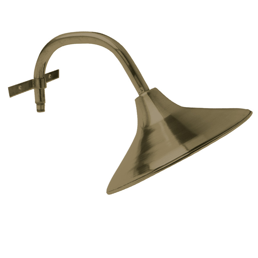 Brass wall light  N°52 with short bracket