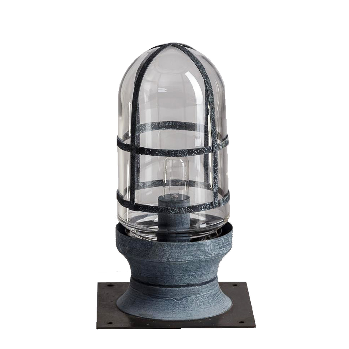 Small industrial style pedestal light Beg Meil 22