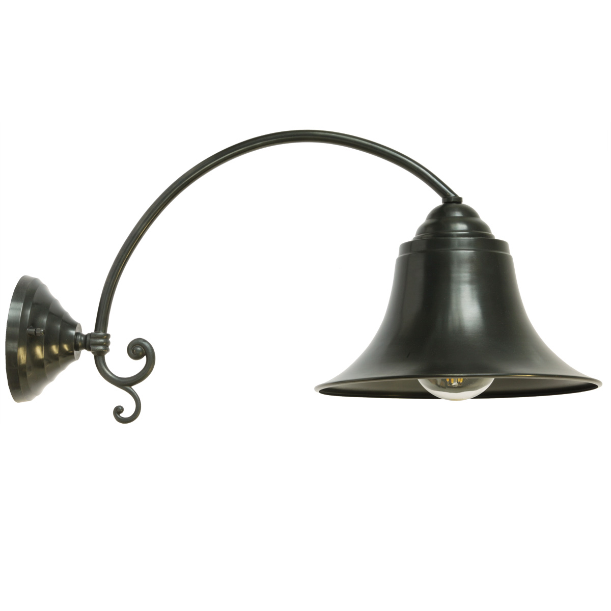 Bild 2: Historische Außenleuchte Elégance im Industrie-Design, Bronze dunkel, kleines Modell Historische Außenleuchte Elégance im Industrie-Design: Historische Außenleuchte Elégance im Industrie-Design, Bronze dunkel, kleines Modell