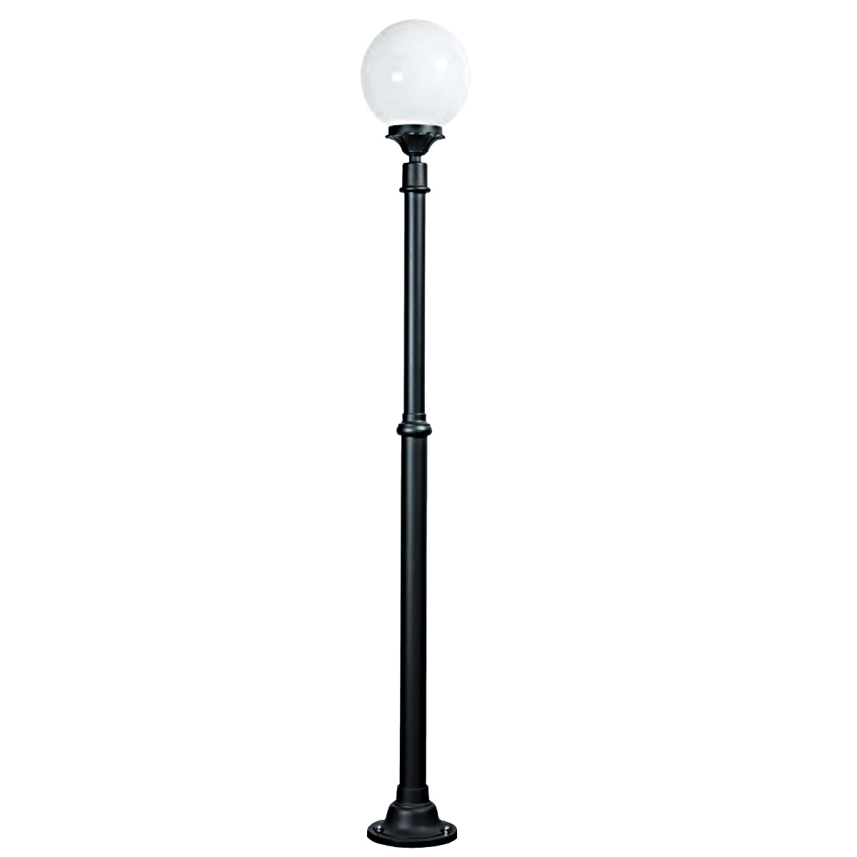 Elegant Lamp Post with PMMA Globe
