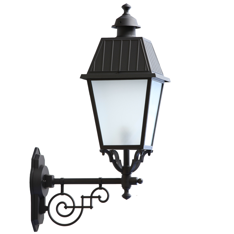 Große Wandleuchte mit kurzem Ausleger Große Wandleuchte mit kurzem Ausleger