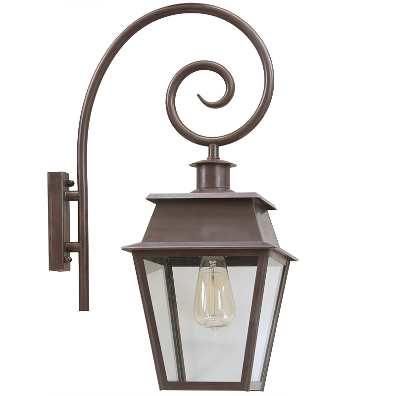 French Historical Wall Lantern Bordeaux MM with Crozier Bracket