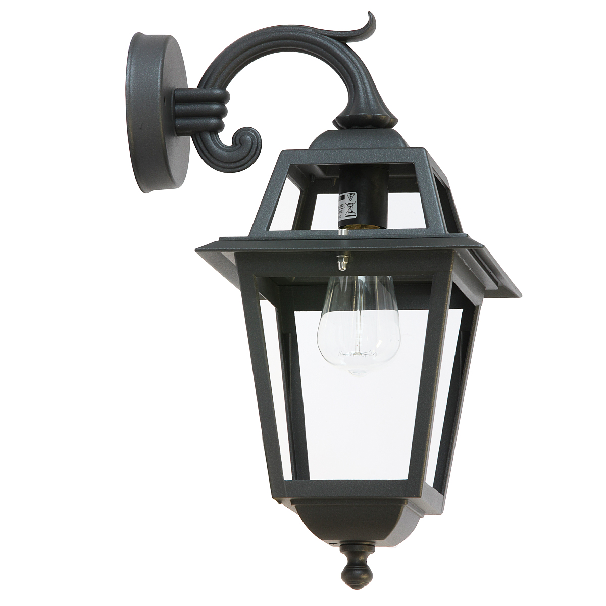 Small Wall Light for Outdoors in Cast Aluminum