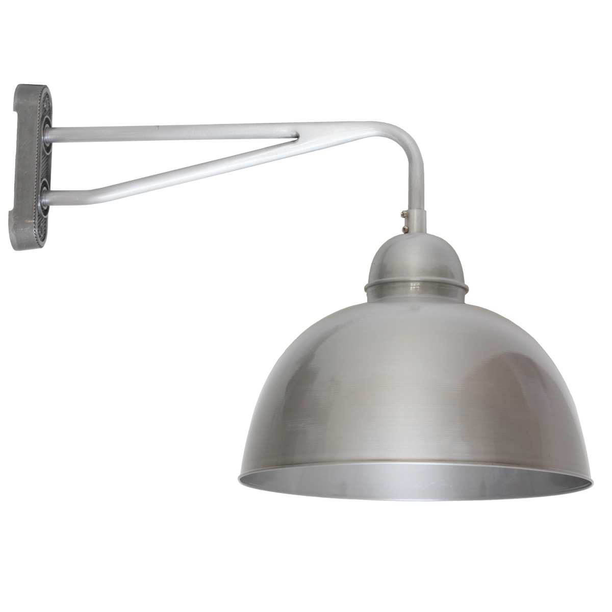 Bild 6: Bauhaus-Stil-Wandleuchte für außen in Aluminium mit Klarlack Bauhaus-Stil-Wandleuchte für außen Kehl W340: Bauhaus-Stil-Wandleuchte für außen in Aluminium mit Klarlack