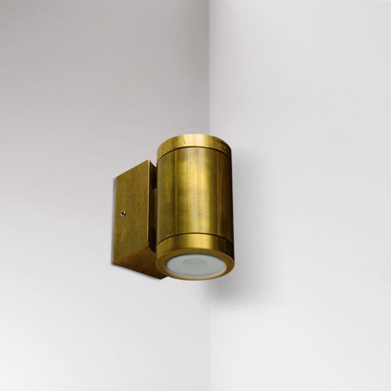 Tube-Shaped Wall Spot Made of Brass Teres 1