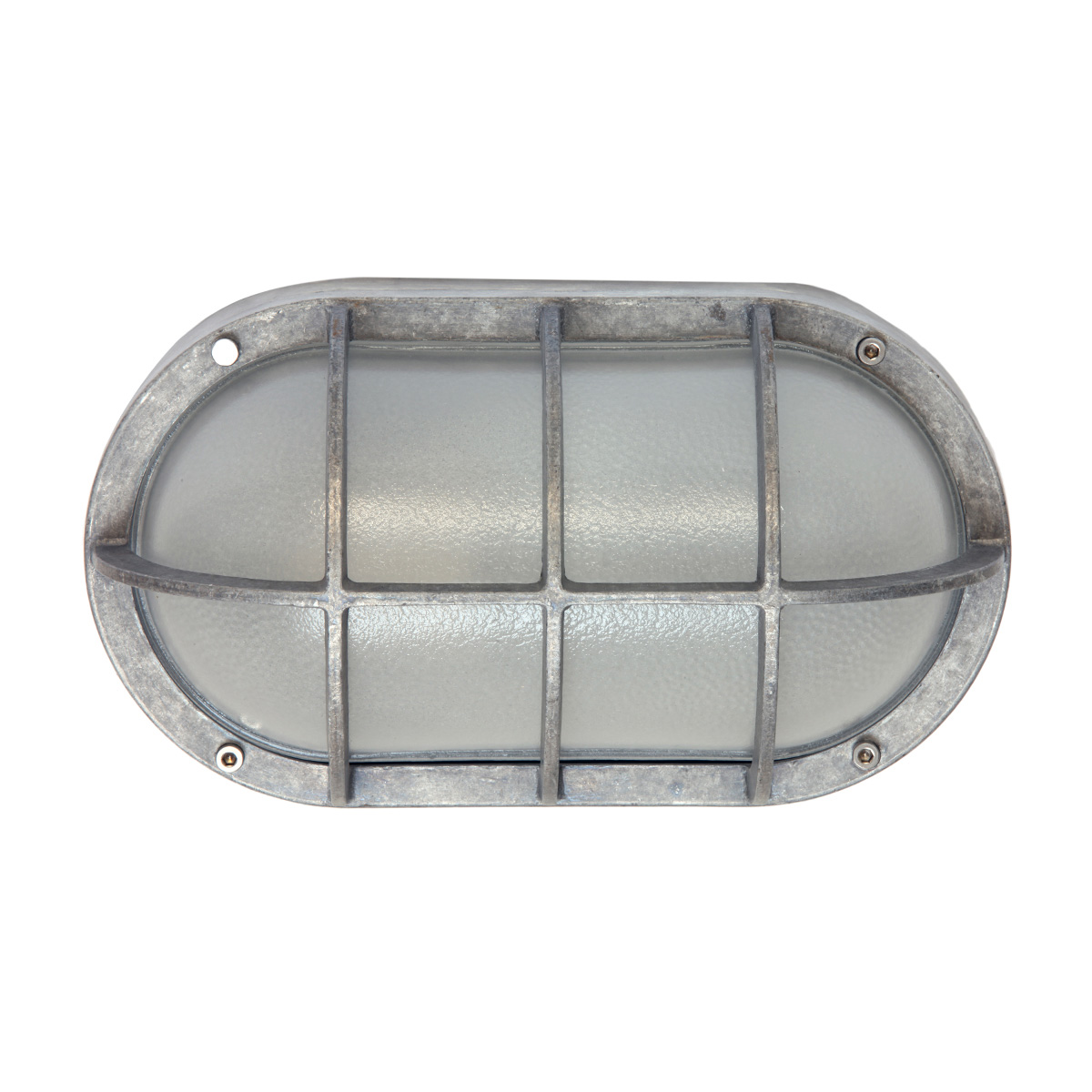Oval Deck Light in Aluminium with Guard 8120 Oval Deck Light in Aluminium with Guard 8120