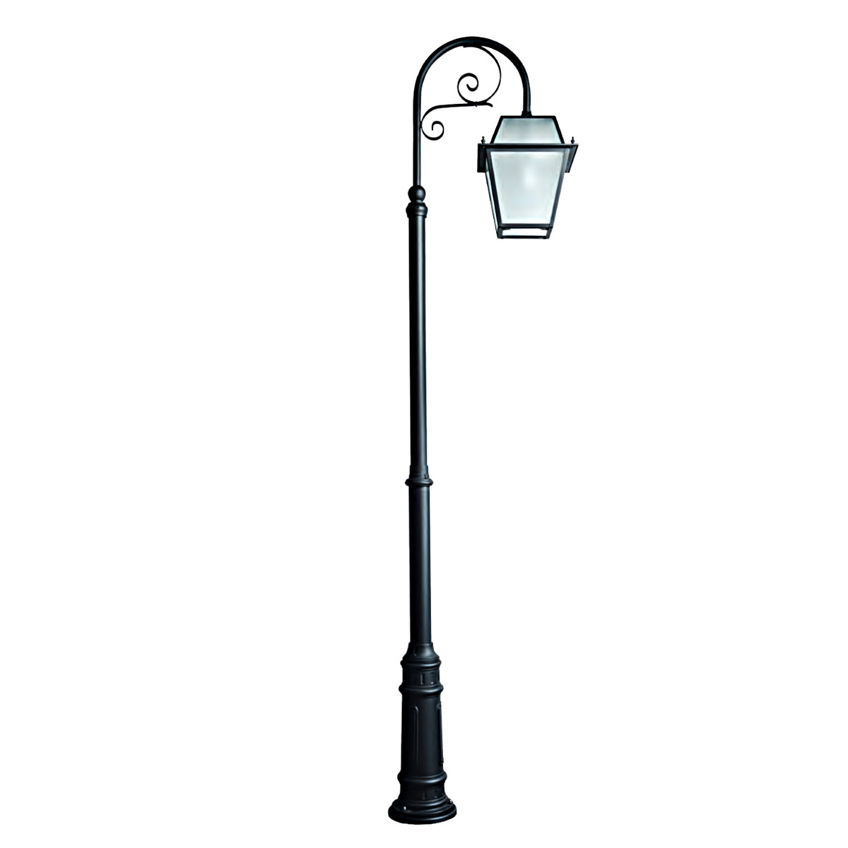 Tall Lamp Post with Floral Dekor Tall Lamp Post with Floral Dekor