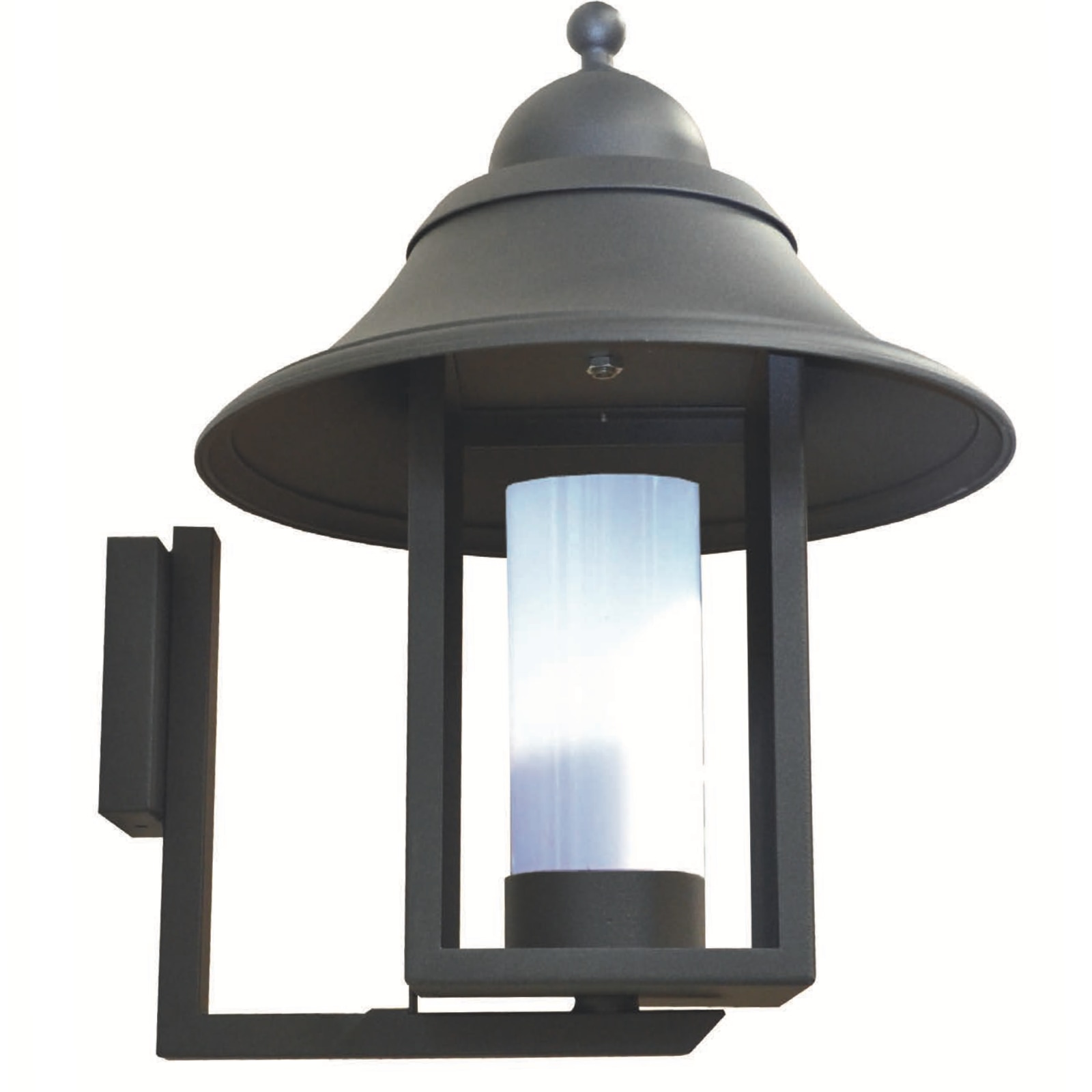 Historic Stainless Steel Wall Light with Roof