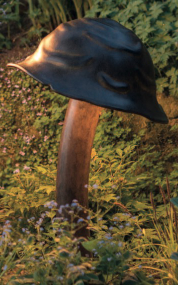 Pilz-Gartenleuchte aus Schmiedeeisen AL 6691, 6692, 6693 Pilz-Gartenleuchte aus Schmiedeeisen AL 6691, 6692, 6693