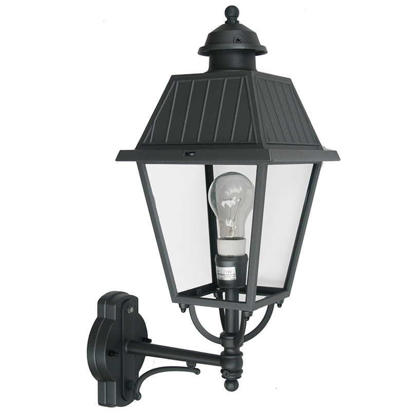 Bild 1: Außenleuchte in Anthrazit und anderen Farbtönen Außenlaterne mit kurzem Ausleger: Außenleuchte in Anthrazit und anderen Farbtönen