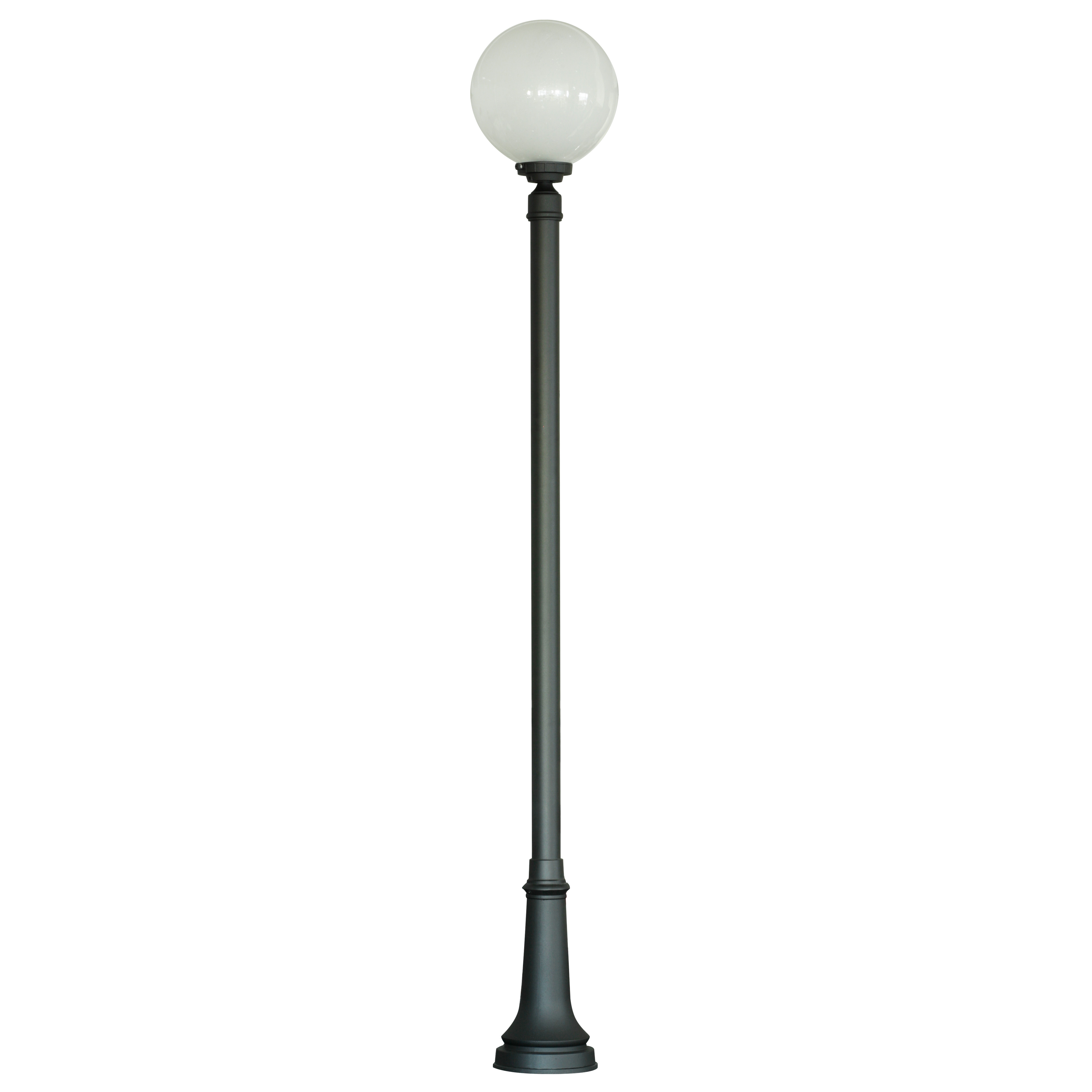 Italian Post Light with Glass Globe