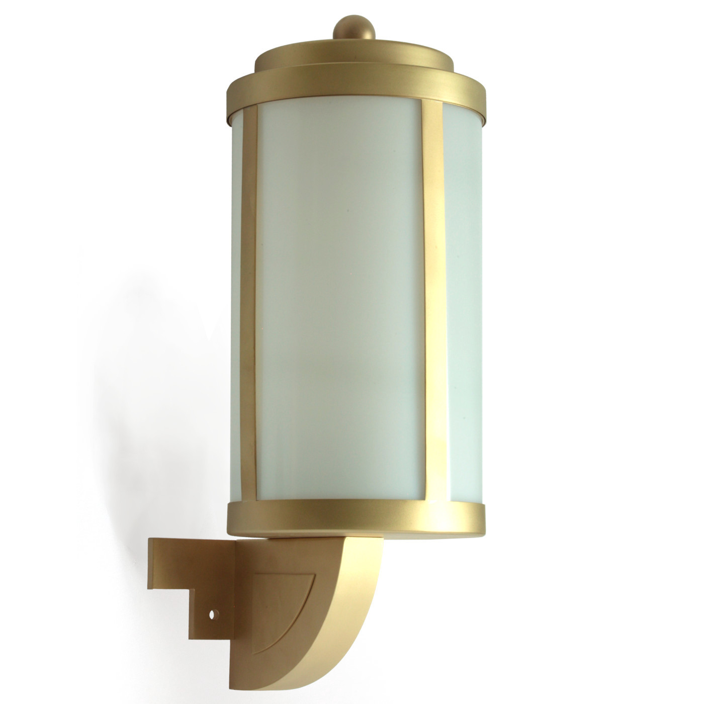 Art Deco Wall Light with Cylinder Glass S 4-1