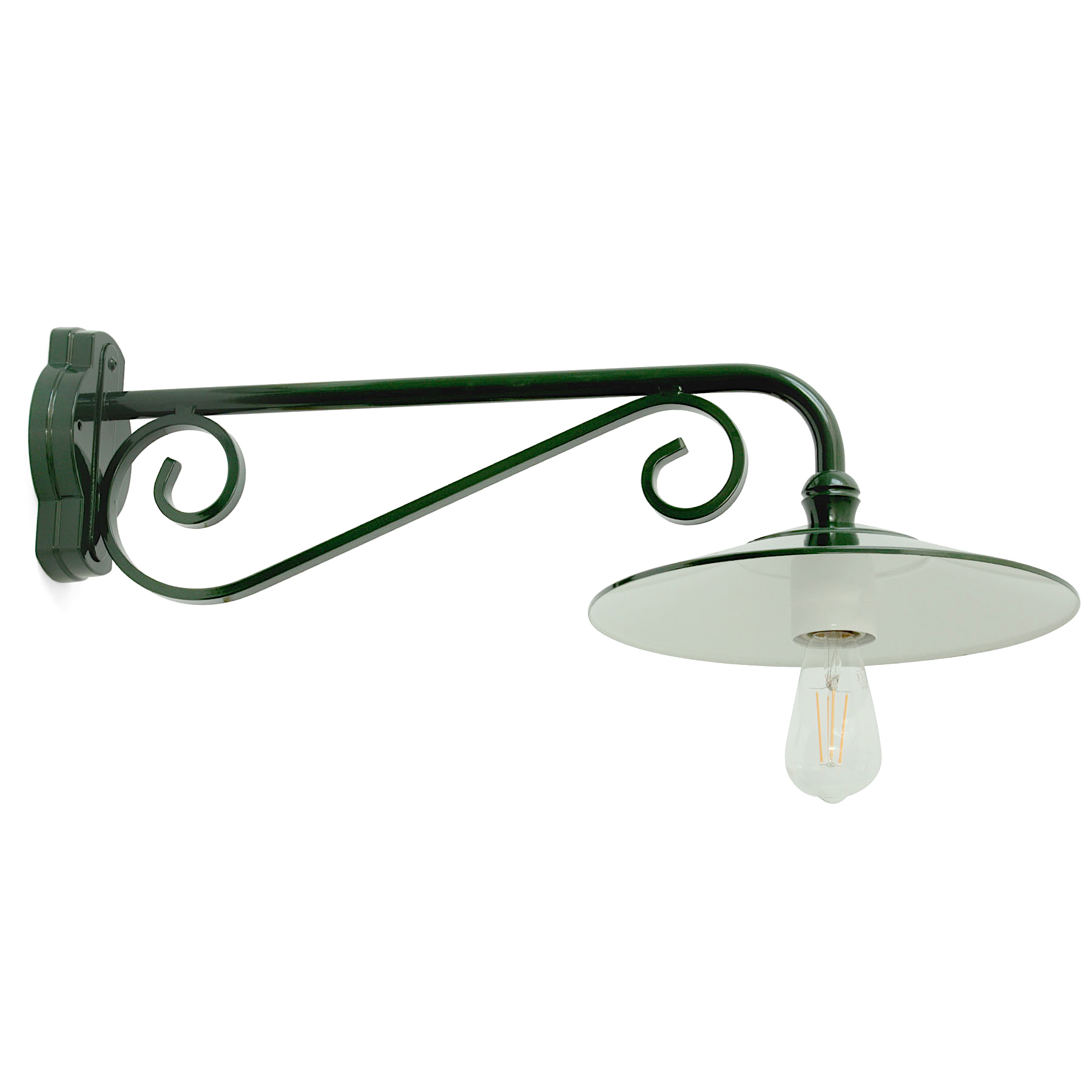 Country-Style Outdoor Wall Light with Long Arm