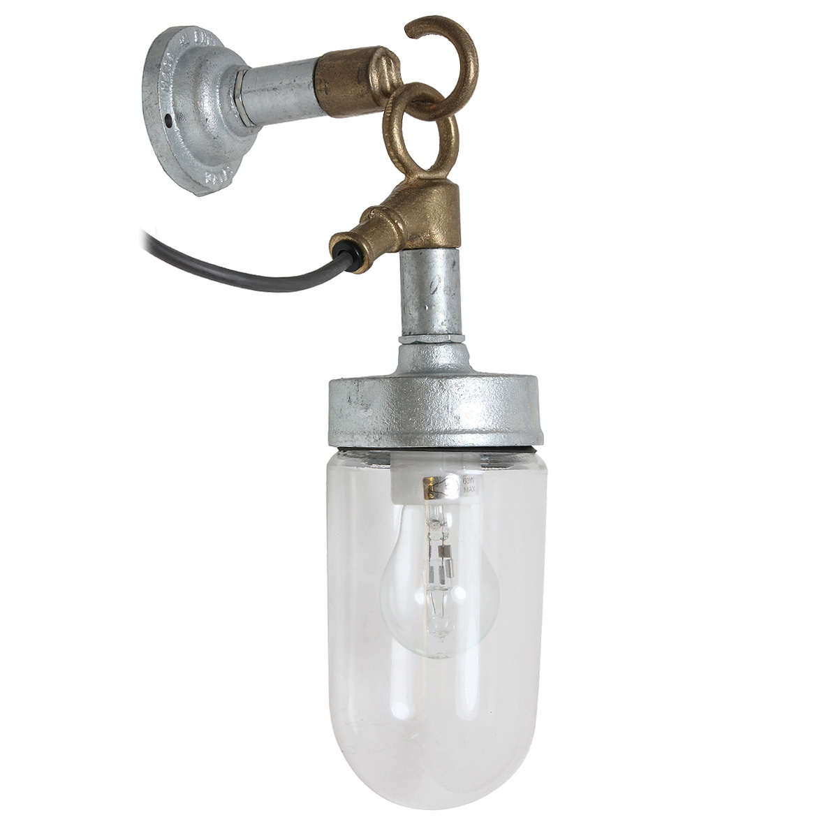 Wandlampe mit eingehängtem Leuchtenkörper 7679 Wandlampe mit eingehängtem Leuchtenkörper 7679