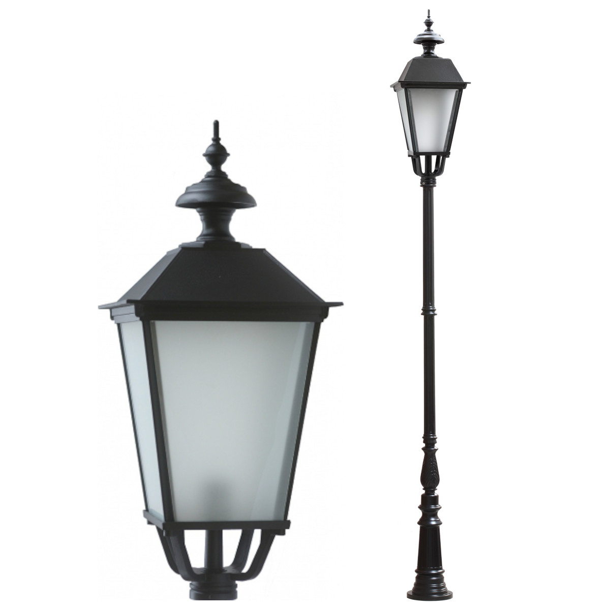 Four Sided Post Light Rodos C 2P.52 Four Sided Post Light Rodos C 2P.52