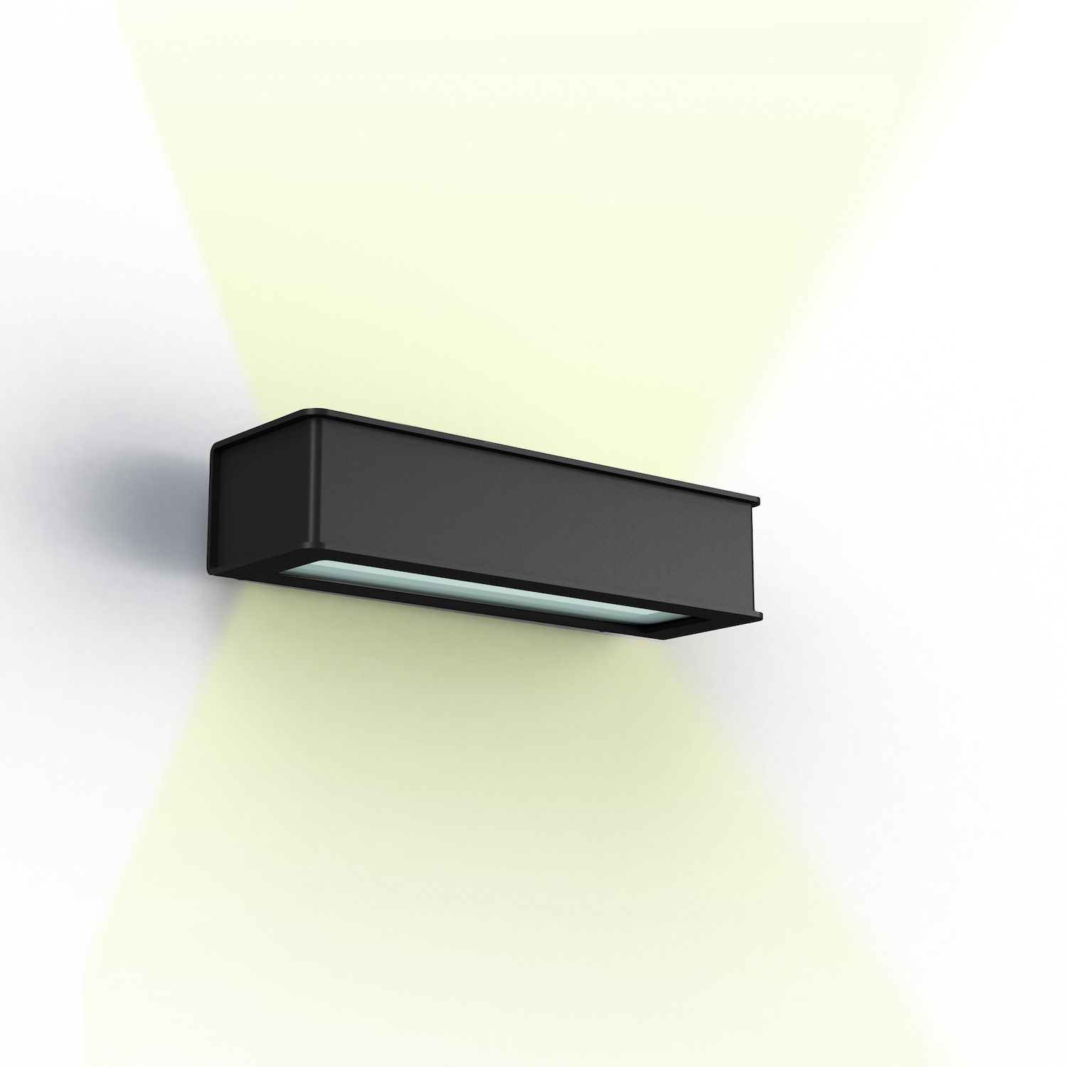 Compact wall light Plémo: Schwarzgrau RAL 7021, Modell 2