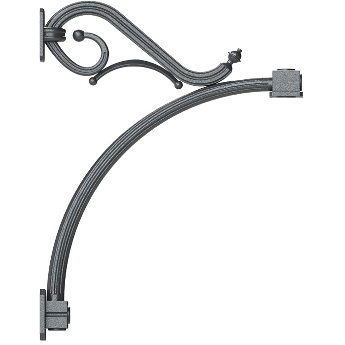 Cast aluminium wall arm 416A1