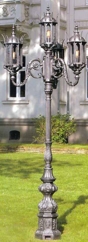 Majestic Four Lantern Post Light AL 6652 Majestic Four Lantern Post Light AL 6652