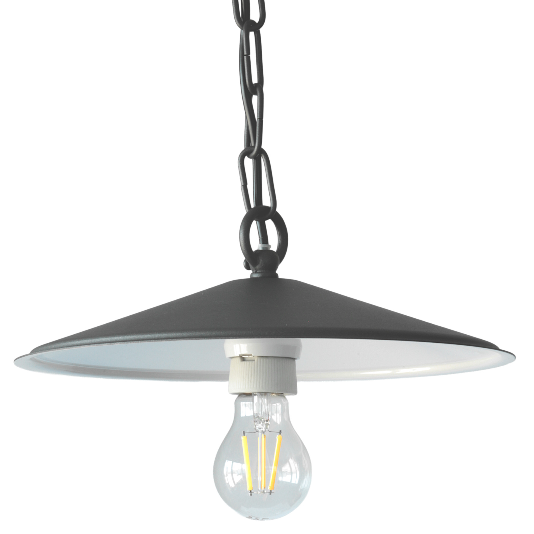 Tuscan Country House Outdoor Lamp with Shade