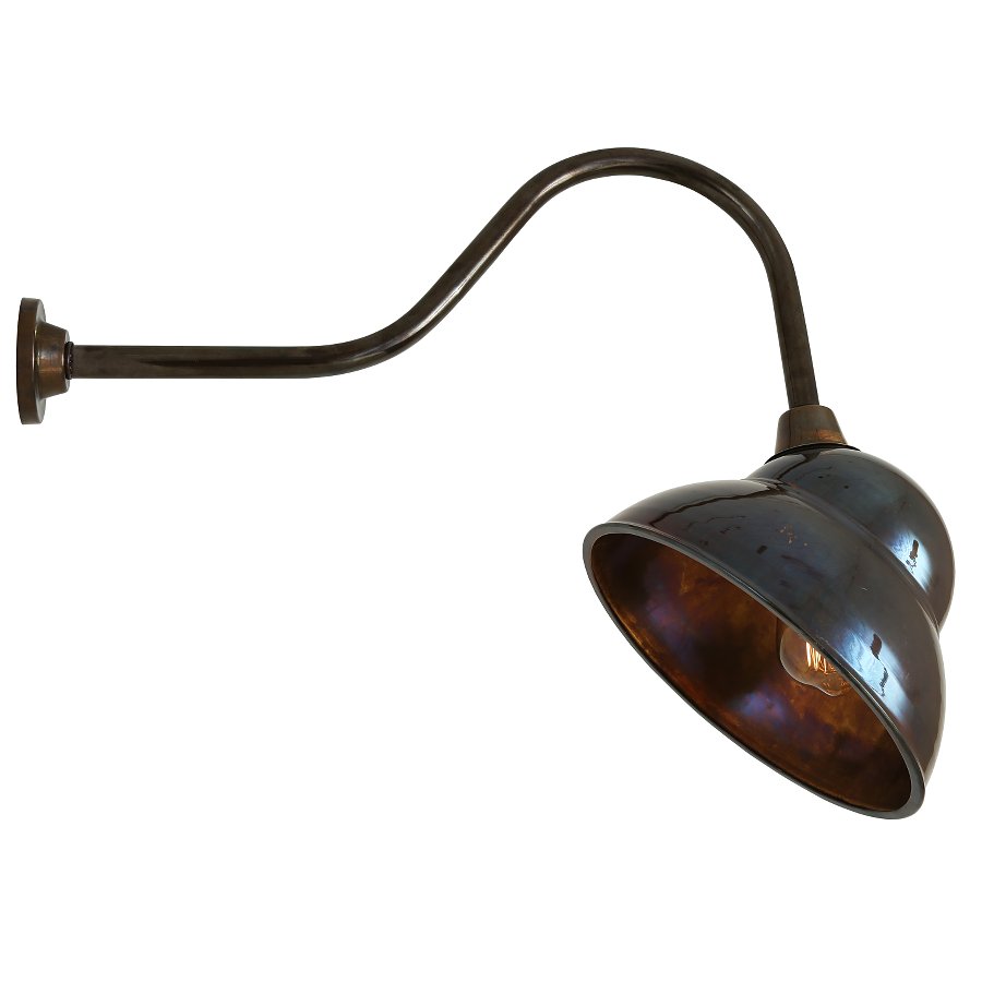 Messing-Wandleuchte zur Schildbeleuchtung Nova, IP23 Messing-Wandleuchte zur Schildbeleuchtung Nova, IP23